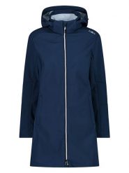CMP Płaszcz softshellowy w kolorze granatowym rozmiar: 36. Niebieskie płaszcze damskie CMP, bez wzorów, z tkaniny, bez kaptura. Za 228.45 zł.