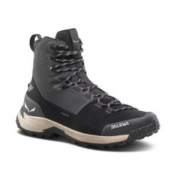Damskie buty trekkingowe Salewa Puez Winter Mid Ptx. Czarne obuwie trekkingowe damskie Salewa, z materiału, bez zapięcia. Za 1,242.00 zł.