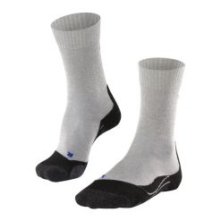 Skarpety trekkingowe Falke TK2 Cool W. Szare skarpetki damskie Falke, bez wzorów, z elastanu. Za 161.50 zł.