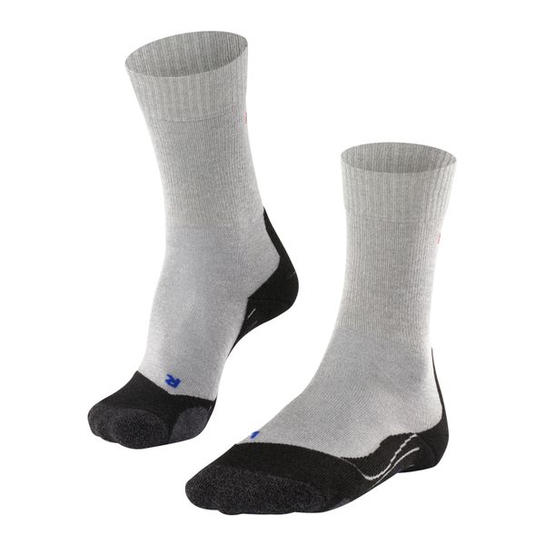 Skarpety trekkingowe Falke TK2 Cool W. Szare skarpetki damskie Falke, bez wzorów, z elastanu. Za 157.50 zł.