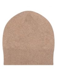 AUTHENTIC CASHMERE Kaszmirowa czapka "Manti" w kolorze beżowym rozmiar: onesize. Brązowe czapki damskie AUTHENTIC CASHMERE, bez wzorów, z kaszmiru. Za 130.99 zł.