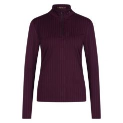 Damska koszulka do jazdy konnej Euro-Star Sole. Czerwone koszulki damskie EURO-STAR, bez wzorów, bez kołnierzyka, bez ramiączek. Za 297.50 zł.