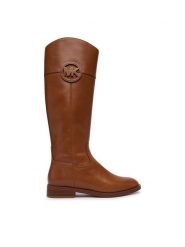 MICHAEL Michael Kors Kozaki 40F6KMFB5L Brązowy. Brązowe kozaki damskie MICHAEL Michael Kors, bez obcasa, na płaskiej podeszwie, bez zapięcia. Za 1,239.00 zł.