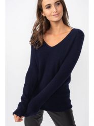 Perfect Cashmere Kaszmirowy sweter "Gaby" w kolorze granatowym rozmiar: L. Niebieskie swetry klasyczne damskie Perfect Cashmere, l, z kaszmiru, bez kołnierzyka. Za 265.39 zł.