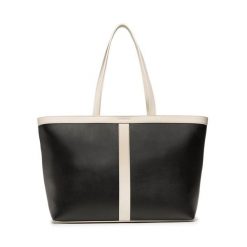 Torebka GINO ROSSI. Czarne shopper bag Gino Rossi, bez wzorów, bez dodatków. Za 298.99 zł.