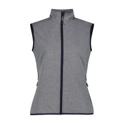 Kurtka bez rękawów na zamek dla kobiet CMP. Szare kurtki damskie CMP, xs, bez wzorów, bez kaptura. Za 228.50 zł.