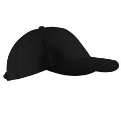 Czapka z daszkiem do golfa Inesis MW500. Czarne czapki z daszkiem damskie INESIS, bez wzorów, z bawełny. Za 29.99 zł.