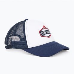 Czapka z daszkiem Pepe Jeans Malton Cap. Niebieskie czapki z daszkiem damskie Pepe Jeans, na zimę, bez wzorów, z jeansu. Za 119.99 zł.