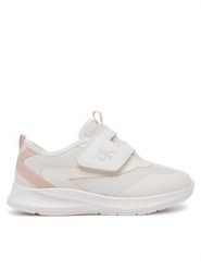 Calvin Klein Jeans Sneakersy Low Cut Velcro V1A9-82026-1697A S Biały. Białe buty sportowe dziewczęce Calvin Klein Jeans, bez wzorów, z jeansu, bez zapięcia. Za 189.99 zł.