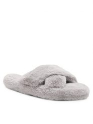 DeeZee Kapcie DE-16 Szary. Szare kapcie damskie DeeZee, z materiału. Za 79.99 zł.