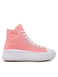 Converse Trampki Chuck Taylor All Star Move A03544C Różowy. Czerwone trampki damskie Converse, bez wzorów, z materiału, bez zapięcia. Za 419.99 zł.
