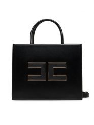 Elisabetta Franchi Torebka BS-32A-56E2-V420 Czarny. Czarne torebki klasyczne damskie Elisabetta Franchi, ze skóry, bez dodatków. Za 1,819.00 zł.