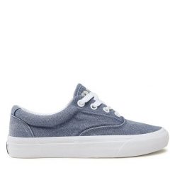 Tenisówki Polo Ralph Lauren. Niebieskie trampki damskie Polo Ralph Lauren, bez wzorów, bez zapięcia. Za 469.99 zł.