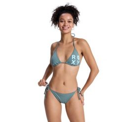 Dla Kobiety SOLID ESSENTIALS Zielony. Zielone bikini Roxy, bez wzorów, z elastanu. Za 219.99 zł.