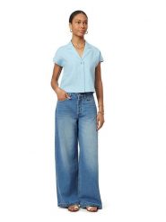 Scotch & Soda Bluzka w kolorze błękitnym rozmiar: XL. Niebieskie bluzki damskie Scotch & Soda, xl, bez wzorów, bez kołnierzyka, bez ramiączek. Za 162.87 zł.
