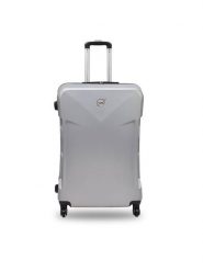 Semi Line Walizka średnia T5797-2 Srebrny. Szare walizki Semi-line, bez wzorów, z syntetyku, średnie. Za 189.99 zł.