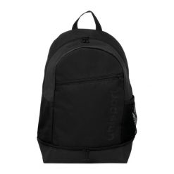 Plecak z dolną przegrodą Uhlsport Essential. Czarne plecaki Uhlsport, bez wzorów, z materiału. Za 152.50 zł.