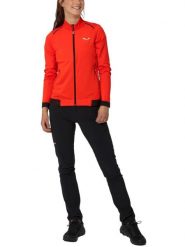 Bluza polarowa turystyczna damska Salewa Pedroc PL 2 W Jacket. Czerwone bluzy damskie Salewa, s, bez wzorów, z materiału, bez kaptura. Za 502.10 zł.