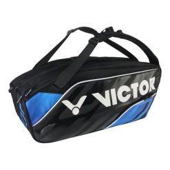 Torba na rakiety do badmintona Victor BR9213 CF Doublethermobag. Czarne torby sportowe Victor, bez wzorów, z materiału. Za 559.00 zł.