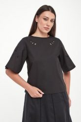 T-shirt damski ażurowy Targa WEEKEND MAX MARA. T-shirty damskie Weekend Max Mara, m, w ażurowe wzory, bez kołnierzyka. Za 679.00 zł.