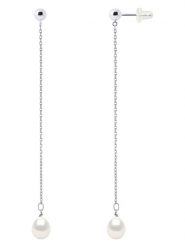 Mitzuko Złote kolczyki z perłami rozmiar: onesize. Białe kolczyki damskie Mitzuko, z perłą, złote. Za 739.99 zł.