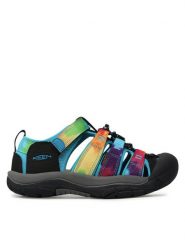 Keen Sandały Newport H2 1018441 Niebieski. Niebieskie sandały chłopięce Keen, z materiału, bez zapięcia. Za 179.99 zł.