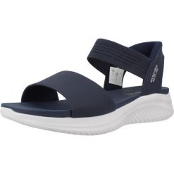 Sandały SKECHERS SLIP INS - SUMMERVILLE Niebieski. Niebieskie sandały damskie Skechers, bez wzorów, z syntetyku, bez obcasa, bez zapięcia. Za 296.99 zł.