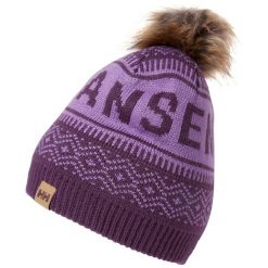 Czapka zimowa unisex Helly Hansen Champow Beanie. Fioletowe czapki damskie Helly Hansen, na zimę, bez wzorów. Za 64.99 zł.