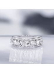 CARATELLI Złoty pierścionek "Sitra" z diamentami i topazem rozmiar: 54. Szare pierścionki damskie CARATELLI, z diamentem, złote. Za 1,289.75 zł.