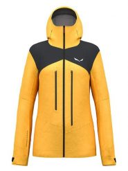Salewa Kurtka trekkingowa "Ortles 3L Powertex" w kolorze żółtym rozmiar: 38. Żółte kurtki sportowe damskie Salewa, l, bez wzorów, z materiału, bez kaptura. Za 660.43 zł.
