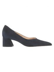 Högl Skórzane czółenka w kolorze granatowym rozmiar: 39. Niebieskie czółenka damskie Högl, bez wzorów, bez obcasa. Za 361.99 zł.