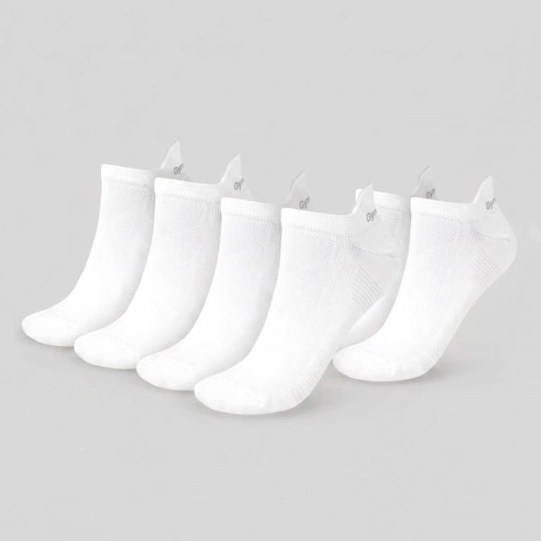 Skarpetki unisex bieganie niskie Tab. Białe skarpetki damskie GYMBEAM, bez wzorów, z elastanu. Za 34.90 zł.