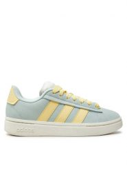 Adidas Sneakersy Grand Court Alpha 00S IH3852 Zielony. Zielone obuwie sportowe damskie Adidas, ze skóry, bez zapięcia. W wyprzedaży za 279.99 zł.