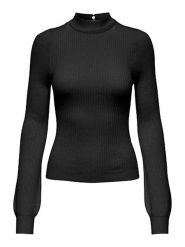 ONLY Sweter w kolorze czarnym rozmiar: XL. Czarne swetry klasyczne damskie Only, xl, prążkowane, bez kołnierzyka. Za 83.62 zł.