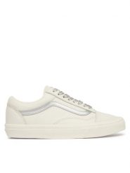 Vans Tenisówki Old Skool VN000D6WC9F1 Écru. Białe trampki damskie Vans, bez wzorów, ze skóry, bez zapięcia. Za 429.99 zł.
