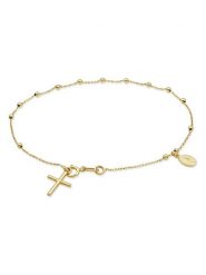 Revoni Złota bransoletka z zawieszkami rozmiar: onesize. Żółte bransoletki damskie Revoni, złote. Za 591.60 zł.