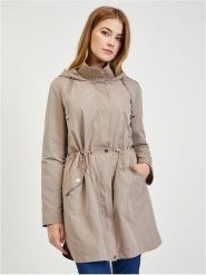 Orsay Parka w kolorze szarobrązowym rozmiar: 36. Brązowe parki damskie Orsay, bez kaptura. Za 86.99 zł.