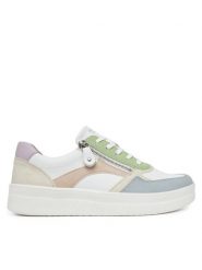 Remonte Sneakersy D0J01-87 Biały. Białe obuwie sportowe damskie Remonte, ze skóry, bez zapięcia. Za 389.99 zł.