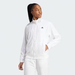 Bluza Tennis Walk-On. Białe bluzy damskie Adidas, l, bez wzorów, z materiału, bez kaptura. Za 349.00 zł.