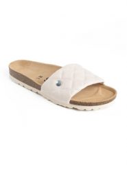 Sunbay Klapki "Dune" w kolorze białym rozmiar: 36. Białe klapki damskie Sunbay, bez wzorów, z otwartym noskiem, bez obcasa, bez zapięcia. Za 134.95 zł.