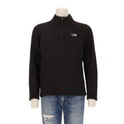 Damska czarna bluza polarowa TNF. Czarne bluzy damskie The North Face, l, bez wzorów, z polaru, bez kaptura. Za 127.76 zł.