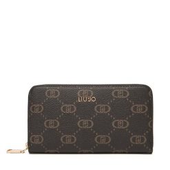 Portfel Liu Jo. Brązowe portfele damskie Liu Jo, bez wzorów. Za 299.99 zł.