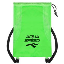 Worek na sprzęt plecak Aqua Speed Mesh Backpack. Czarne plecaki Aqua-Speed, bez wzorów, z meshu. Za 39.99 zł.