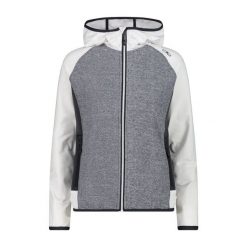 Damska kurtka z kapturem CMP. Białe kurtki damskie CMP, bez wzorów, z kapturem. Za 356.00 zł.