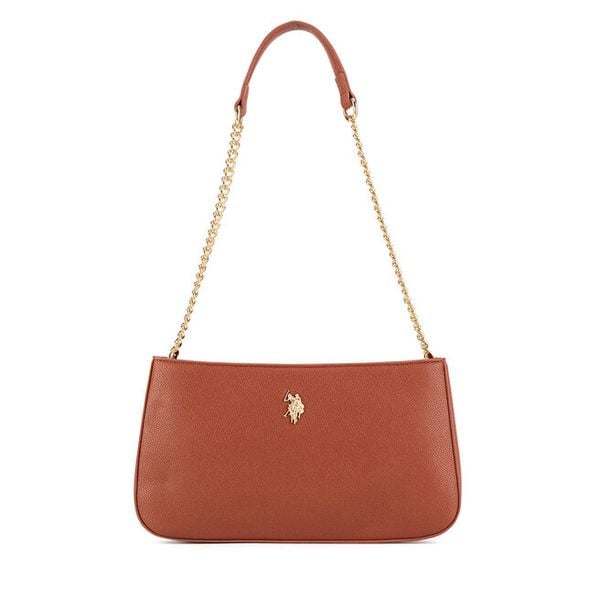 Torebka U.S. Polo Assn. Brązowe torebki klasyczne damskie U.S. Polo Assn., bez dodatków. Za 187.99 zł.