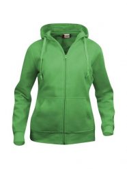 Clique Basic Hoody Full Zip Women – Bluza z kapturem na zamek, antymechacenie –. Zielone bluzy damskie CLIQUE, xl, bez wzorów, z bawełny, z kapturem. Za 187.18 zł.