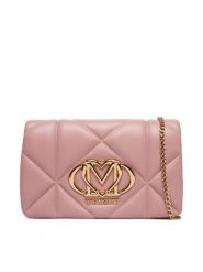 LOVE MOSCHINO Torebka JC4043PP0OLC0600 Różowy. Czerwone torebki wieczorowe damskie Love Moschino, bez wzorów, ze skóry, bez dodatków. Za 789.99 zł.