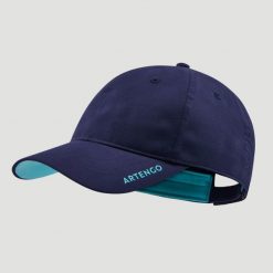 Czapka z daszkiem Artengo TC500 rozmiar 56. Niebieskie czapki z daszkiem damskie ARTENGO, bez wzorów, z materiału. Za 29.99 zł.
