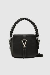 VALENTINO Czarna torebka Miranda Camera Bag. Czarne torebki klasyczne damskie Valentino by Mario Valentino, bez dodatków. W wyprzedaży za 399.99 zł.