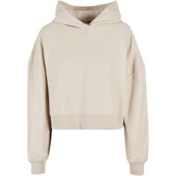 Damska krótka bluza z kapturem w prążki Urban Classics Oversized GT. Brązowe bluzy damskie Urban Classics, bez wzorów, prążkowane, z kapturem. Za 244.50 zł.